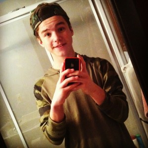 Selfie no espelho para guardar de lembrança