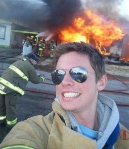 Selfie Fail - Incêndio selfie