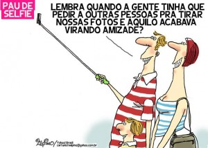 Charge do pau de selfie individualista