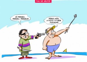 Charge do pau de selfie do bandido