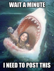 Selfie do tubarão