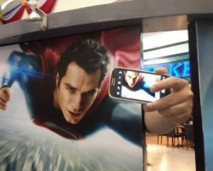 Selfie do Super-Homem