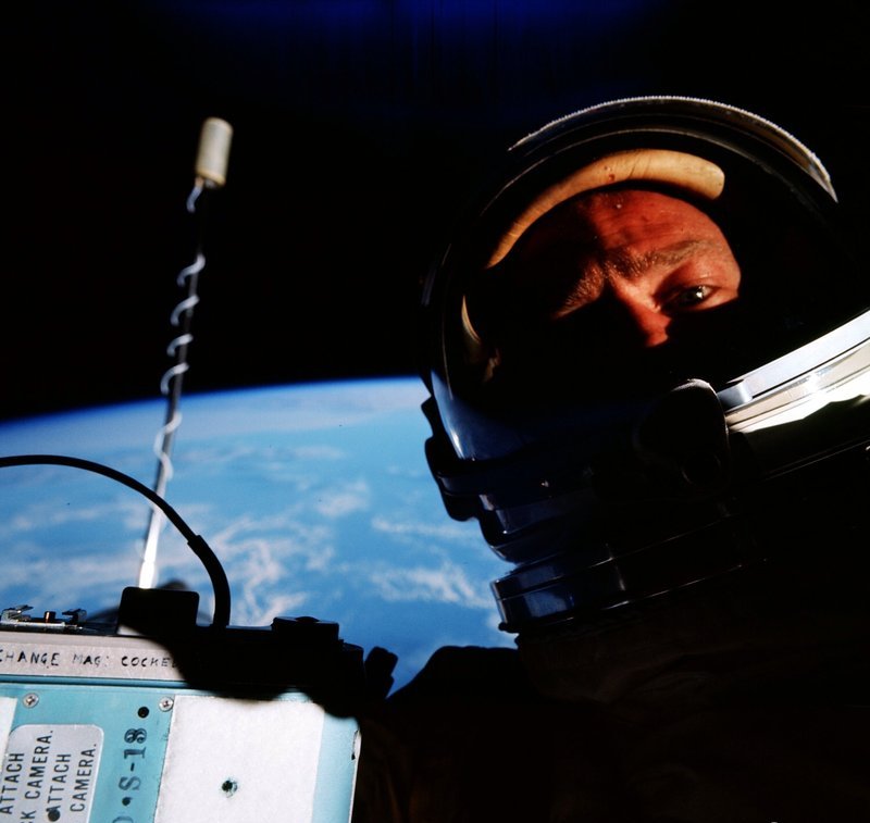 Selfie de Buzz Aldrin