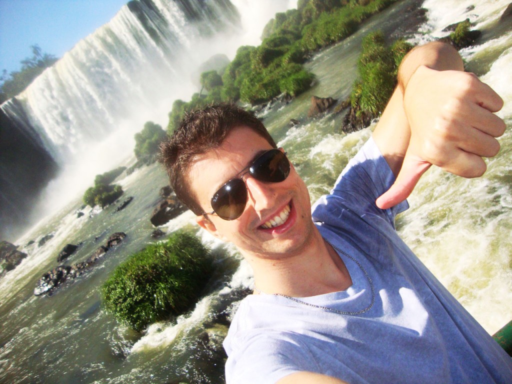 Selfie em Foz do Iguaçu