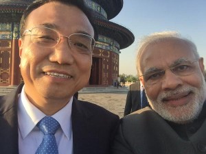 Selfie de Modi com o primeiro ministro chinês - Diplomacia da selfie!